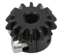 Cast Steel Robot Sprocket 14 Tooth Bevel Pinion With Clamping Mechanism 6mm DBore 15 MOD High Strength Durable Industrial Sprocket For Robotics And Automation Systems