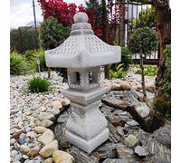 Cast stone garden ornament decor - Stone Japanese Style Pagoda/Lantern "TACHI-GATA-OKI"