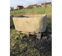 Cast stone horse trough
