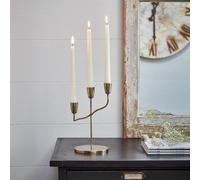 Cast Taper Candle Holder H25.5Cm W19Cm Ivyline Metallic Gold One Size