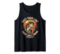 Cast Your Line Trust God's Timing Ecclesiastes 3:1 Tank Top