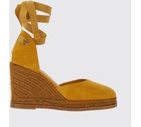 CASTAÑER Camila Suede Wedge Espadrilles with Ankle Tie-Up Laces - Size: 35 - female