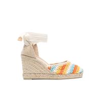 Castañer Carina crochet wedge espadrilles - Orange 41
