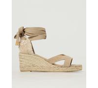 CASTAÑER Heeled Sandal Woman color Beige - Size: 40 - female