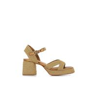 Castañer Vallita braided crossover-strap sandals - Gold 35-36-37-38-39-40