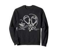 Castanets Line Art Musicians Sweatshirt