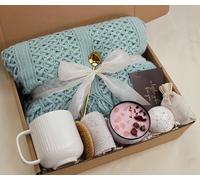 CASTATEO Get Well Gift for Women&Men,Self Care Package - After Surgery, Friendship/Sympathy Gifts for Loss of Loved One, Friendship/Thinking of You/Grief/Bereavement/Miscarriage Gifts (Grey Blue)