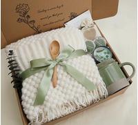 CASTATEO Thinking of You Gift Baskets for Women -Brithday/Thank You Gifts/Self Care Package,After Surgery, Sympathy Gifts, Get Well Soon Gift/Grief/Bereavement/Miscarriage Gifts(Matcha Green)