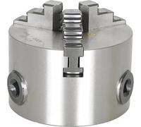 Caste Iron 80 mm 3 jaws self centering chuck - Hardened Tool Steel Jaws with Extra Set of Reversible Jaws