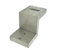 Caste Iron Z Type Angle Plate to Mount Mini Vertical Milling Slide for Instant Milling Operation on Lathe Machine | Iron Body | Steel Tool | 2 x Counter Drills | Stud Bolts