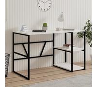 caste wooden laptop desk in white