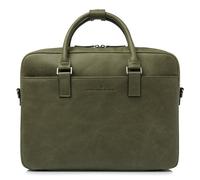 Castelijn & Beerens Carisma Briefcase Leather 40 cm Laptop compartment olive