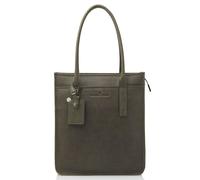 Castelijn & Beerens Carisma shoulder bag RFID leather 34 cm laptop compartment olive