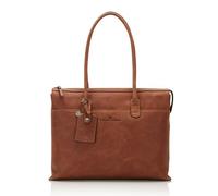 Castelijn & Beerens Carisma shoulder bag RFID leather 40 cm laptop compartment brown