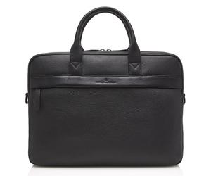 Castelijn & Beerens Chris briefcase RFID leather 41 cm laptop compartment black