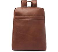 Castelijn & Beerens Daypack RFID protection Leather 41 cm Laptop compartment brown