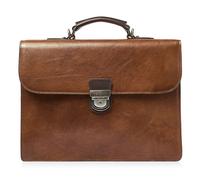 Castelijn & Beerens Rien briefcase RFID leather 39.5 cm laptop compartment brown
