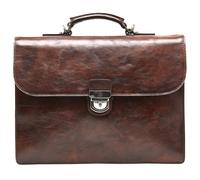 Castelijn & Beerens Rien briefcase RFID leather 39.5 cm laptop compartment brown