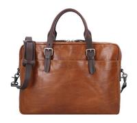 Castelijn & Beerens Rien briefcase RFID leather 41 cm laptop compartment brown