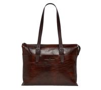 Castelijn & Beerens Rien Shoulder Bag RFID protection Leather 40 cm Laptop compartment brown