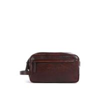 Castelijn & Beerens Rien Toilet bag Leather 25 cm brown