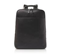 Castelijn & Beerens Verona backpack RFID leather 40 cm laptop compartment black
