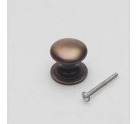 Castelion Antique Brass Finish Bun Cabinet Knob, 32mm
