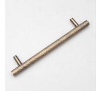 Castelion Antique Brass Hammered Round 170mm Bar Pull Handle