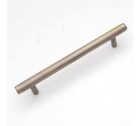 Castelion Antique Brass Knurled 170mm Bar Pull Handle