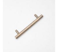 Castelion Antique Brass Round Hammered Bar Pull Handle 140mm
