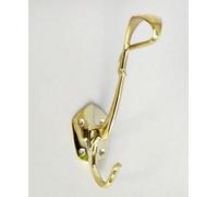 Castelion Brass Art Nouveau Hat And Coat Hook