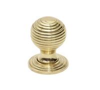 Castelion Brass Regency Beehive Cupboard Knobs