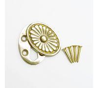 Castelion® Brass Regency Flower Key Escutcheon