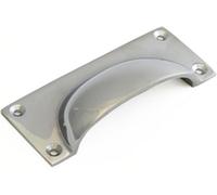 Castelion Chrome Rectangular Drawer Pull