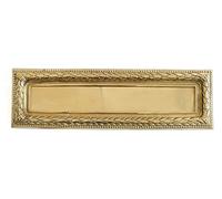 Castelion® Heavy Solid Brass Regency Letter Plate (32cm x 10cm)