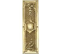 Castelion Large Brass Closed Trellis Fingerplate