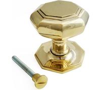 Castelion Large Brass Octagonal Centre Door Knob