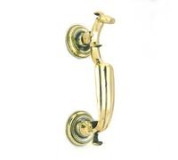 Castelion® Large Solid Brass Doctor Door Knocker | High Quality | Traditional Door Knocker for Front Door | Home Accessories | 24.5cm x 6.7cm