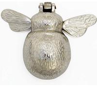 Castelion Nickel Country Bumble Bee Door Knocker