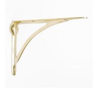 Castelion Single Brass Ironbridge Shelf Bracket Large