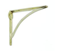 Castelion Single Brass Ironbridge Shelf Bracket Small