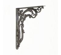 Castelion Single Large Cast Iron Victorian Scroll Leaf Shelf Bracket