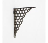 Castelion Single Small Cast Iron Honeycomb Shelf Bracket