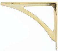 Castelion® Single Solid Brass Victorian Ironbridge Shelf Bracket - Mini Size 6" / 15cm