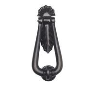 Castelion® Small Black Victorian Loop Door Knocker