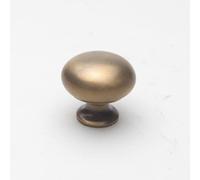 Castelion® Solid Antique Brass Cupboard Knob 32mm