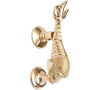 Castelion® Solid Brass Fish Door Knocker | High Quality Home Accessories | Large Animal Front Door Knocker | Easy to Attach | Unique Home Decor | 16cm (6 1/4")