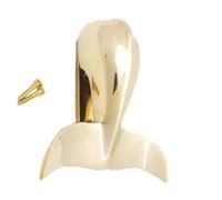 Castelion® Solid Brass Whale Tail Door Knocker | High Quality Home Accessories | Animal Front Door Knocker | Easy to Attach | Unique Home Decor | 13cm