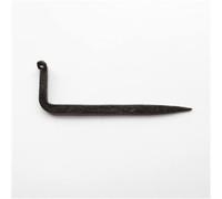 Castelion® Wrought Iron Beam Cup Hook | Black Rustic Hook | Screws and Anchors for Beams | Iron Hardware Perfect for Period Homes | 75mm x 30mm