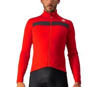 CASTELLI 4518511-023 PURO 3 JERSEY FZ Sweatshirt Men's RED/BLACK REFLEX Size S